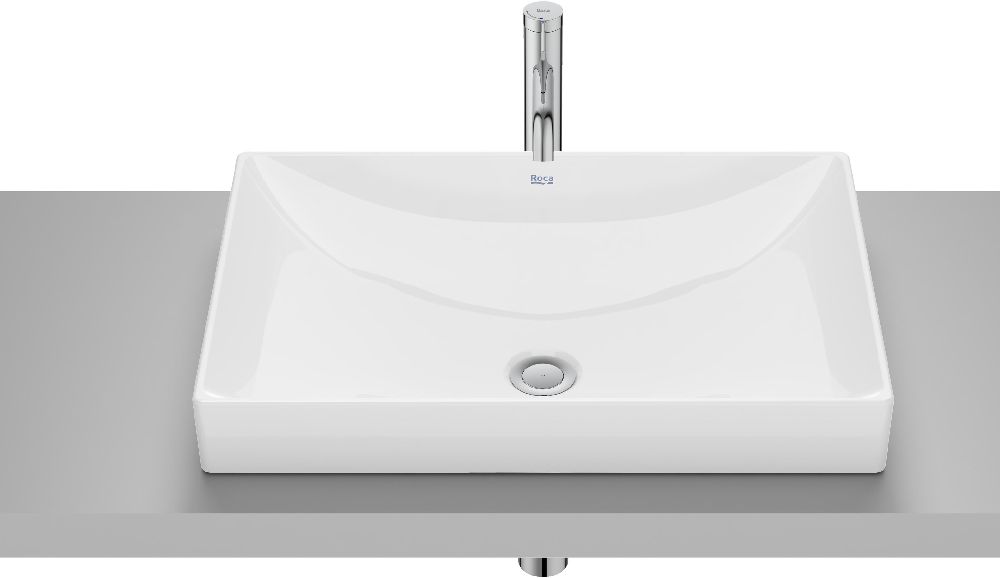Roca Ona umywalka 60x40 cm prostokątna wpuszczana biała A32768MS00