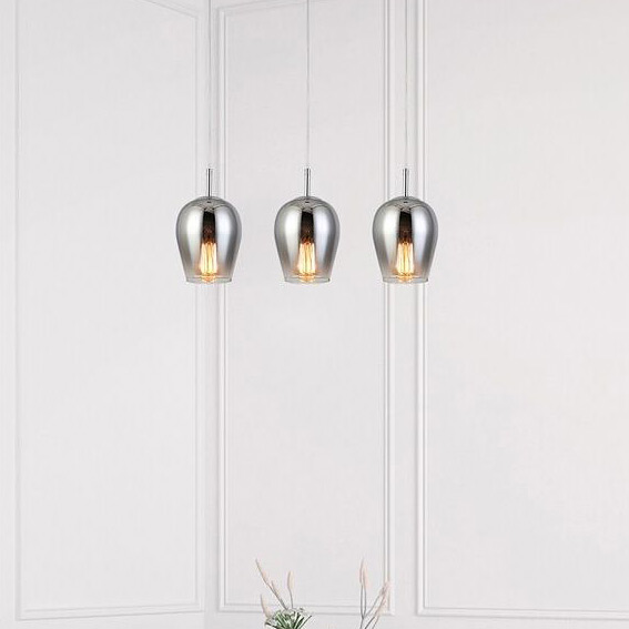 Rabalux Petunia lampa wisząca 1x60W chrom/przydymiony 5252