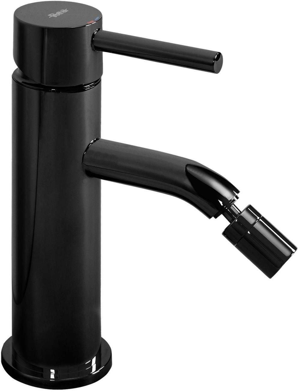 Rea Lungo bateria bidetowa stojąca czarny połysk REA-B0665