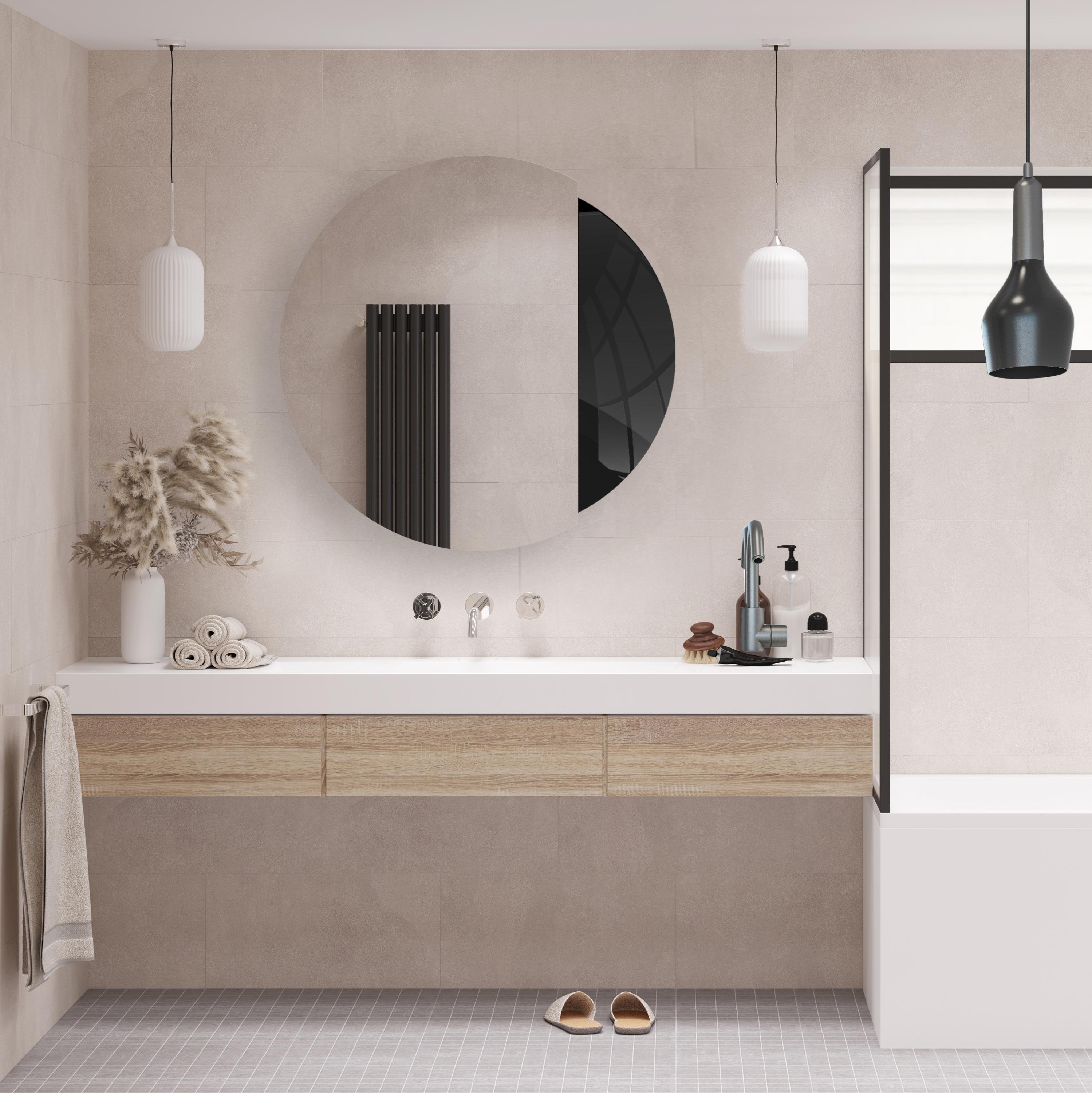 Guarda Prato Black lustro 70x70 cm czarny/srebrny TOS-PRA-BLACK-70x70