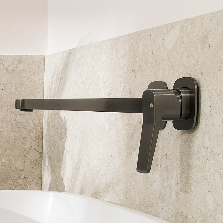 KFA Armatura Malaga Gun Metal Grey bateria umywalkowa podtynkowa szara 4529-810-61 - Wysyłka w 24h