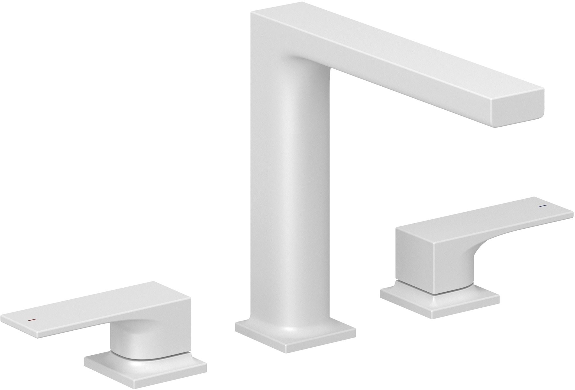 Kludi Decus bateria umywalkowa stojąca biały mat 543935375