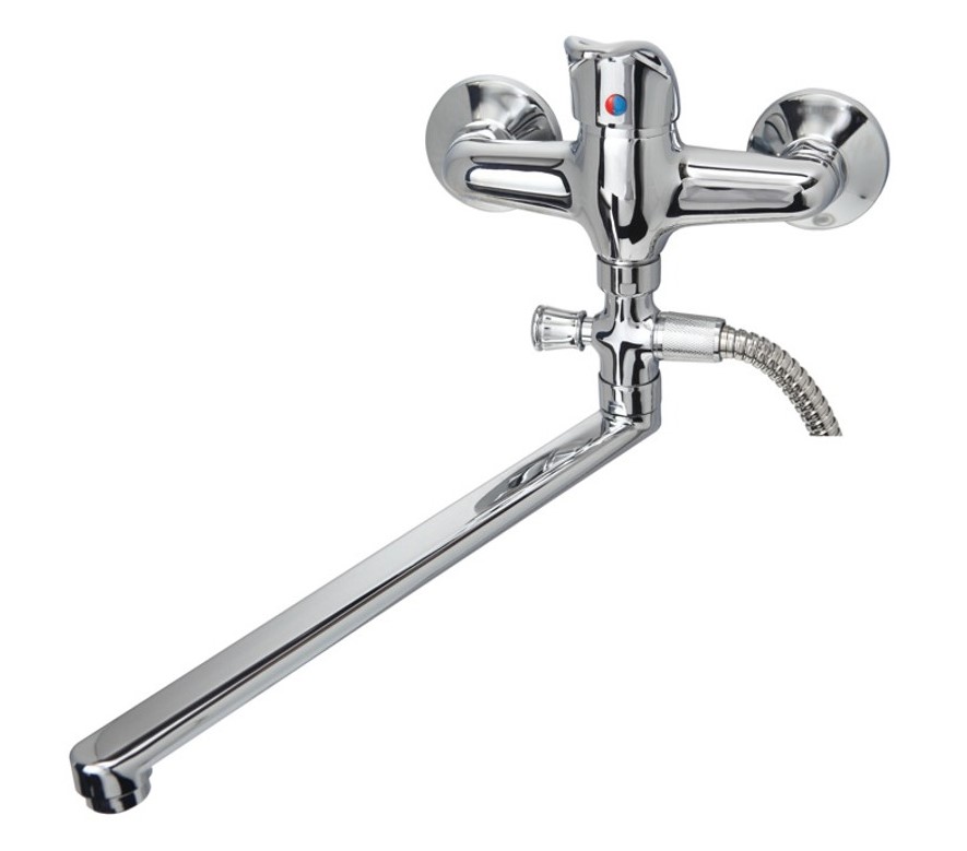 Sea-Horse Sonia bateria wannowo-umywalkowa ścienna chrom BJ109