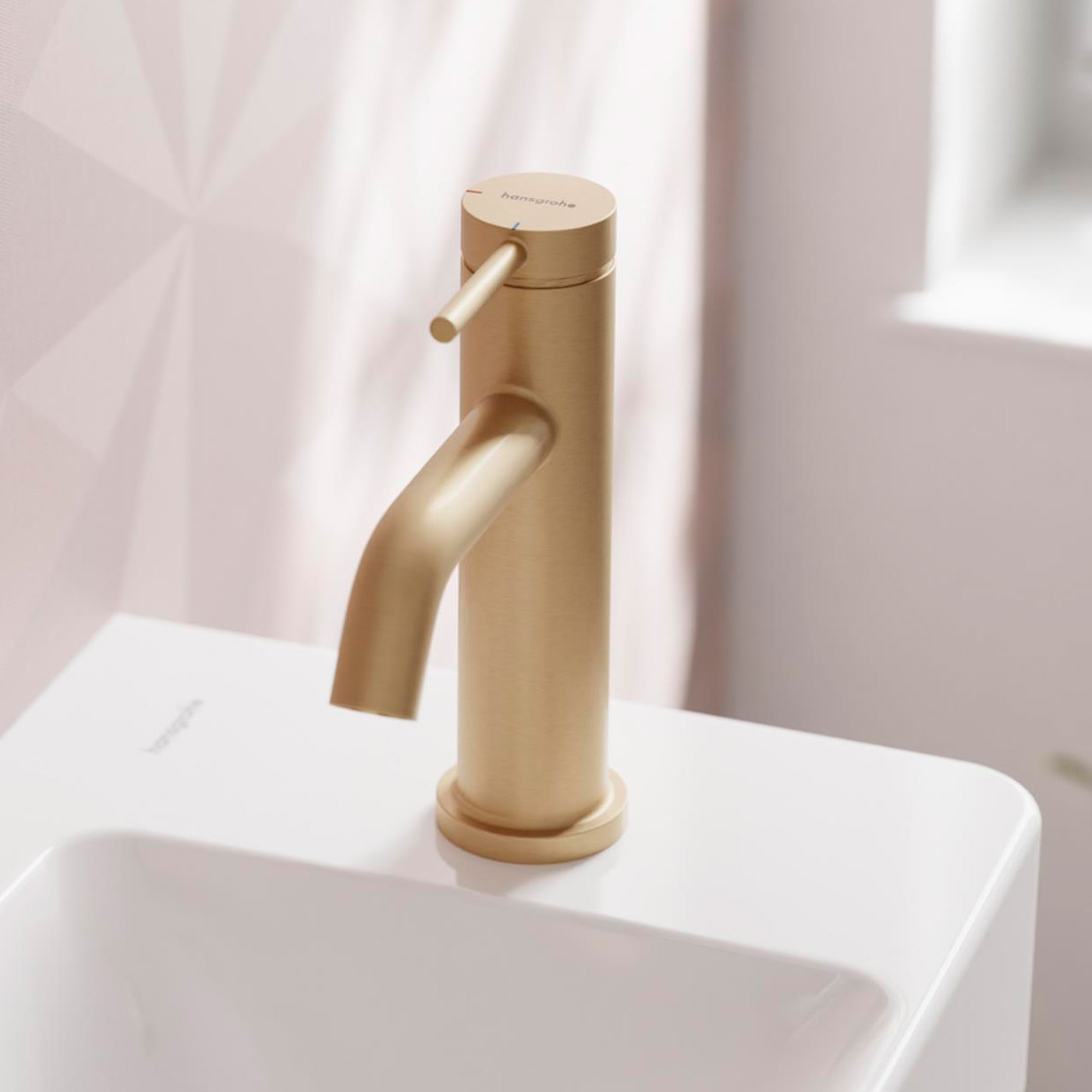 Hansgrohe Tecturis S bateria umywalkowa stojąca brąz szczotkowany 73301140