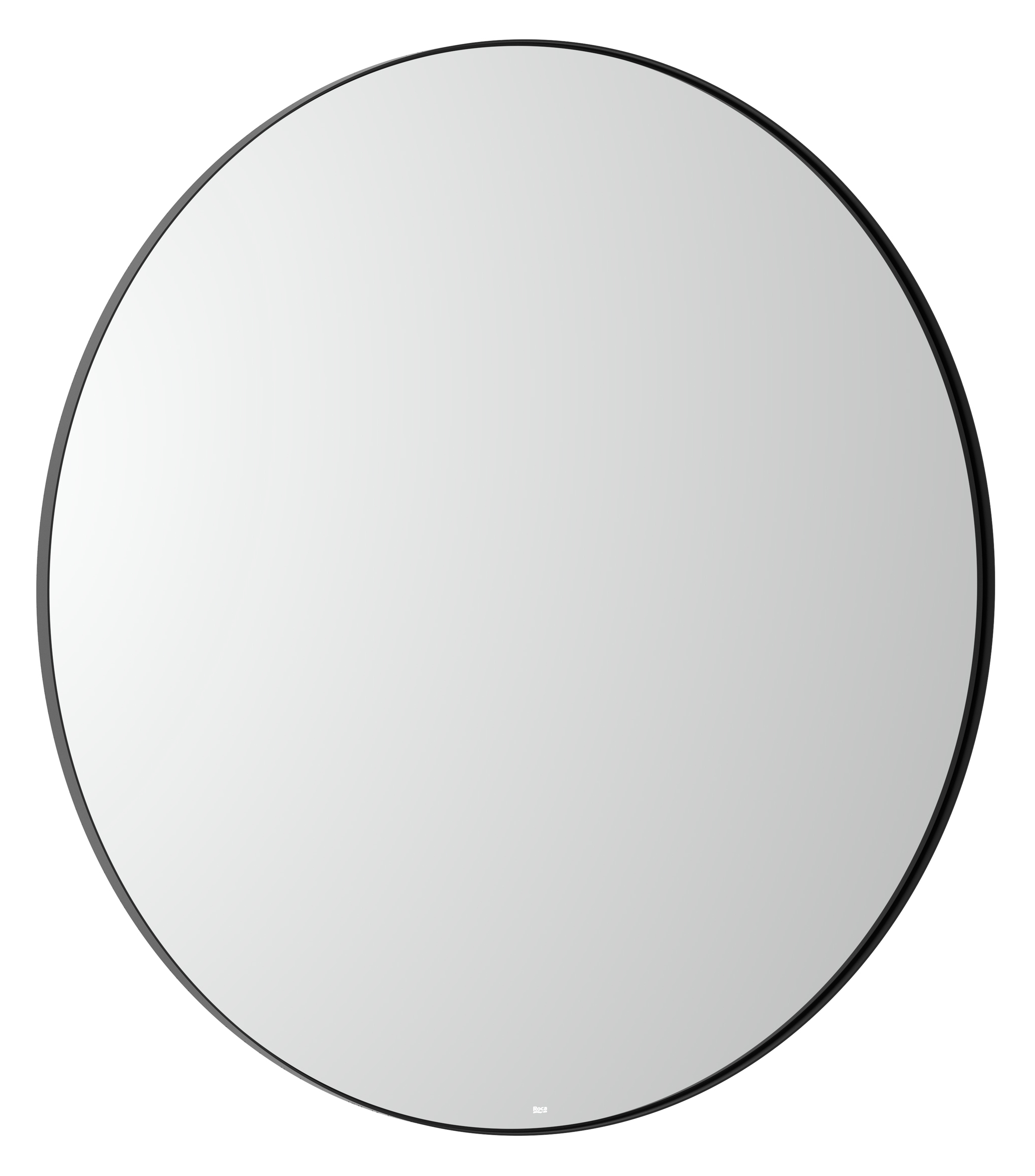 Roca Luna lustro 100x100 cm okrągłe z oświetleniem czarny A812427000