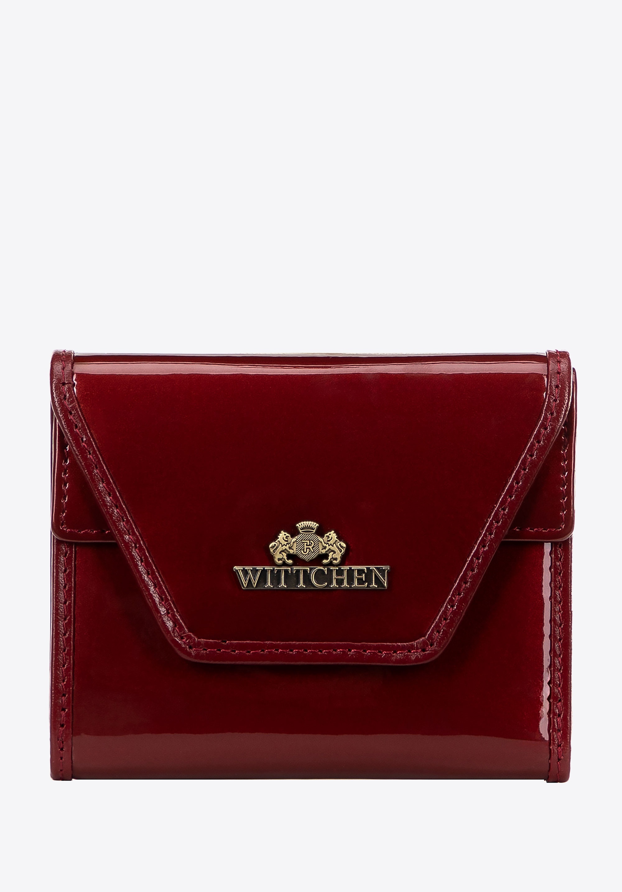 Dodatkowe rabaty - Portfel damski ze skóry lakierowanej czerwony