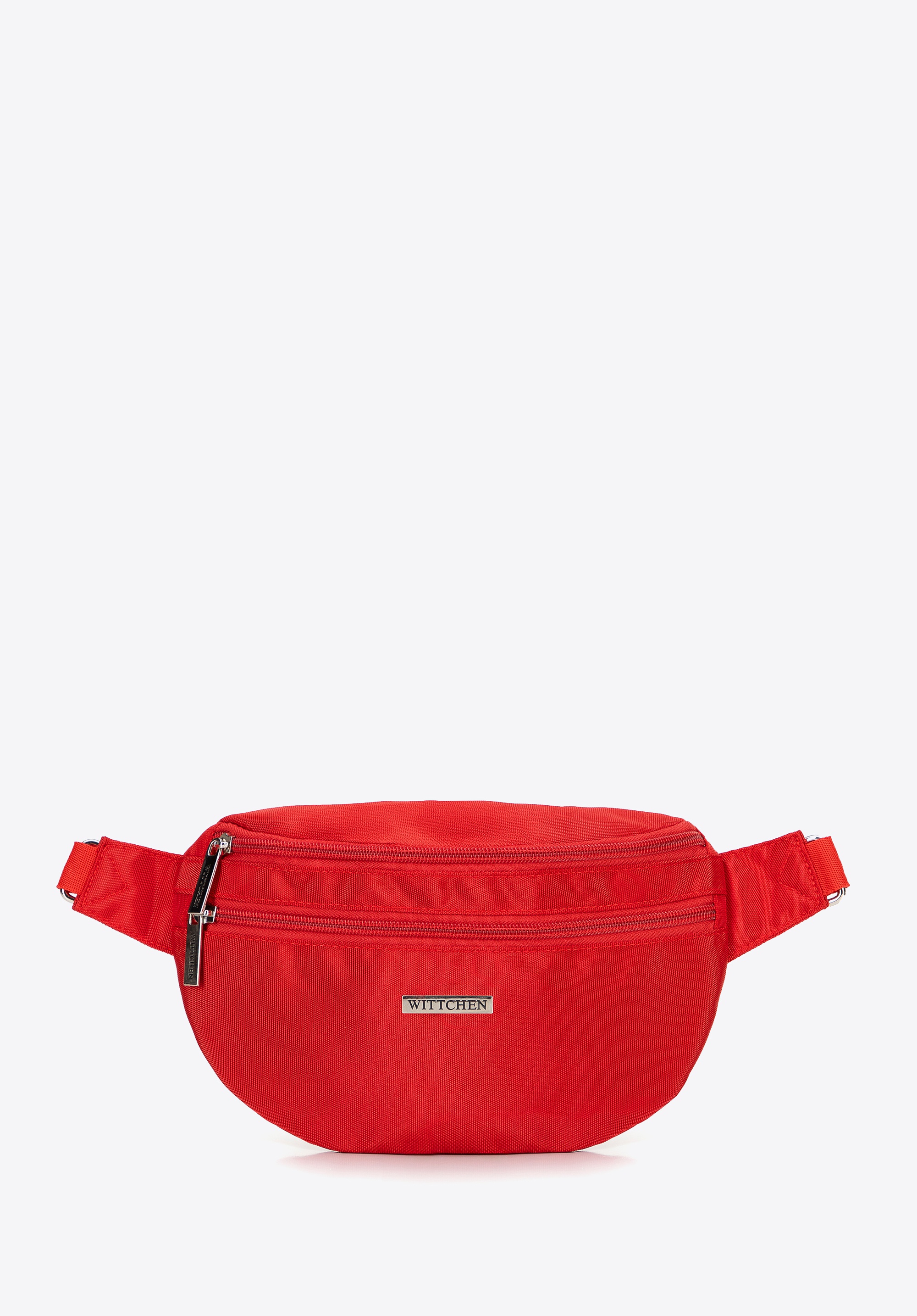 Nerka z odpinanym paskiem czerwona