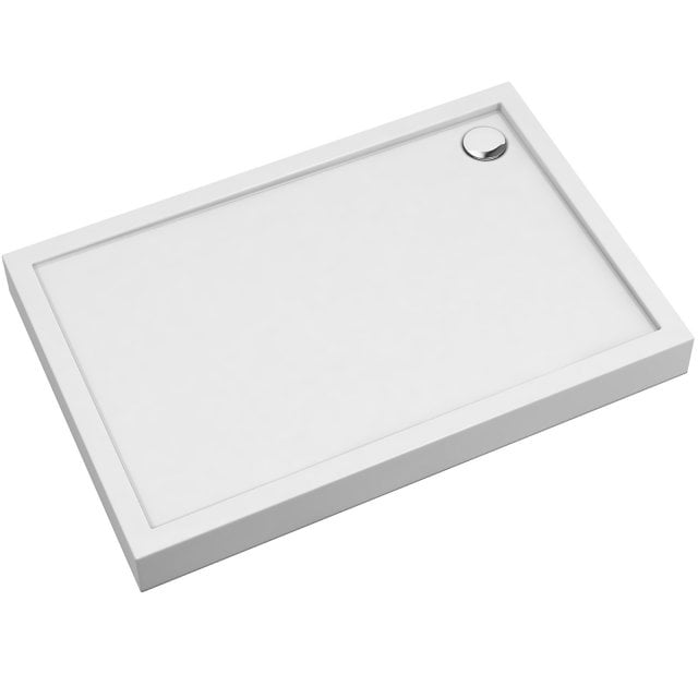 OMNIRES Brodzik prostokątny CAMDEN 100x90x12 biały połysk CAMDEN90-10