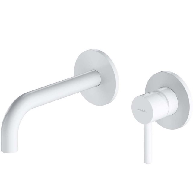 OMNIRES Element natynkowy baterii umywalkowej Y podtynkowej biały mat
