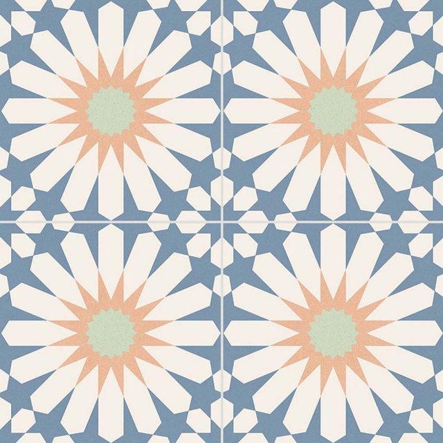 Gres szkliwiony hiszpański Gayafores SOLEIL BLUE mat 33,15x33,15 gat.