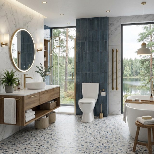 Kompakt WC 649 SBTW MODUO CO 010 3/5 deska duroplast wolnoopad z łatw