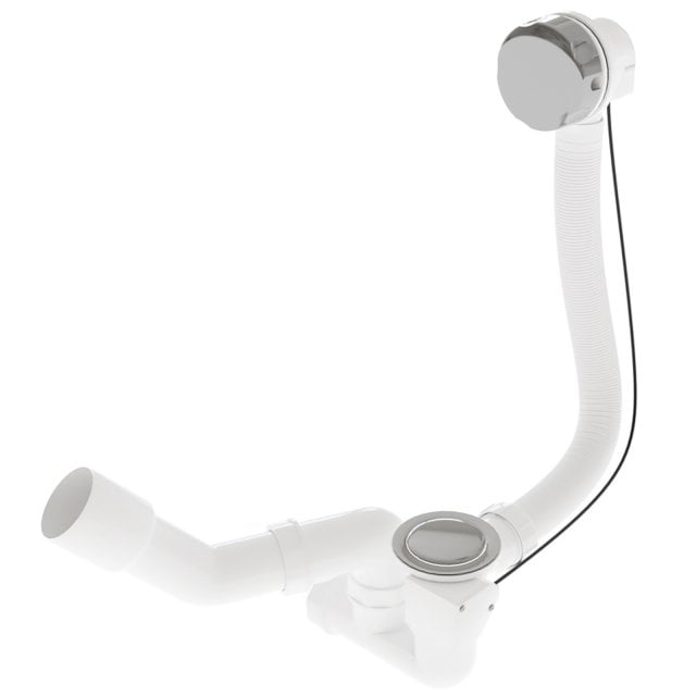 BESCO Syfon wannowy automatyczny chrom SW-AB-CH