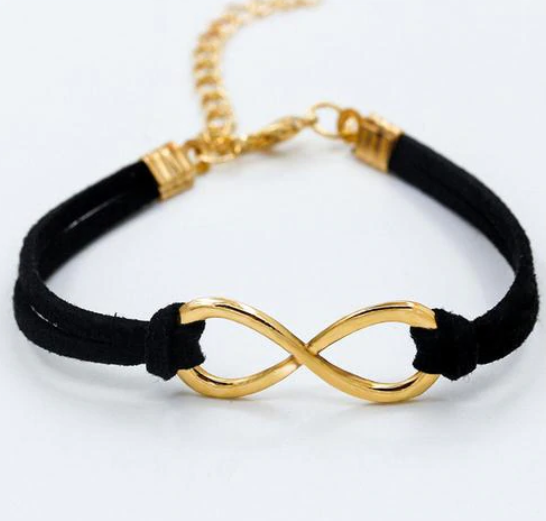 Bransoletka damska nieskończoność