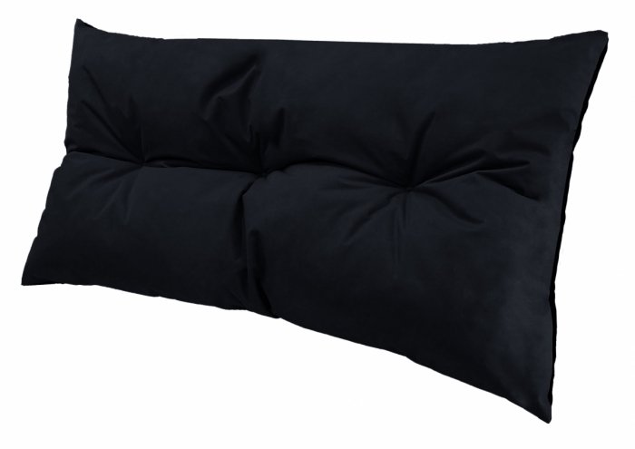 Poduszka ogrodowa na paletę huśtawkę 120x60 wz. Czarny