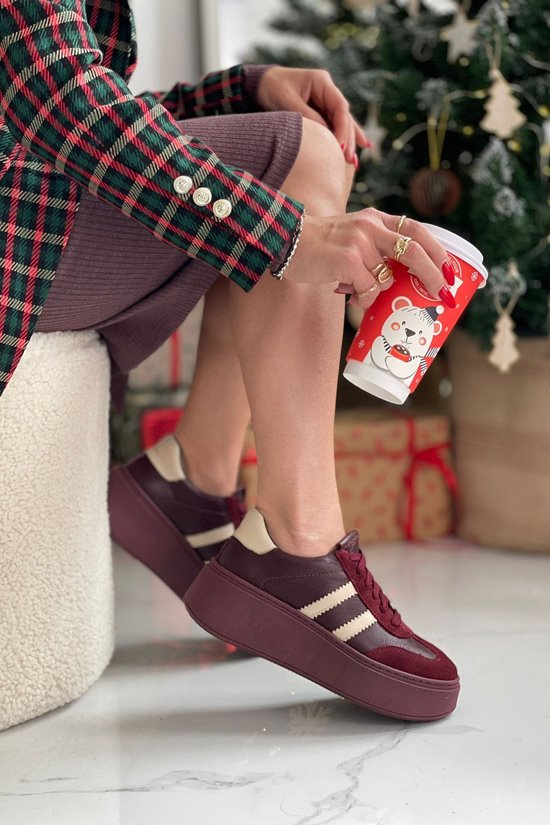 Sneakers SN41 - 14 Bordowy