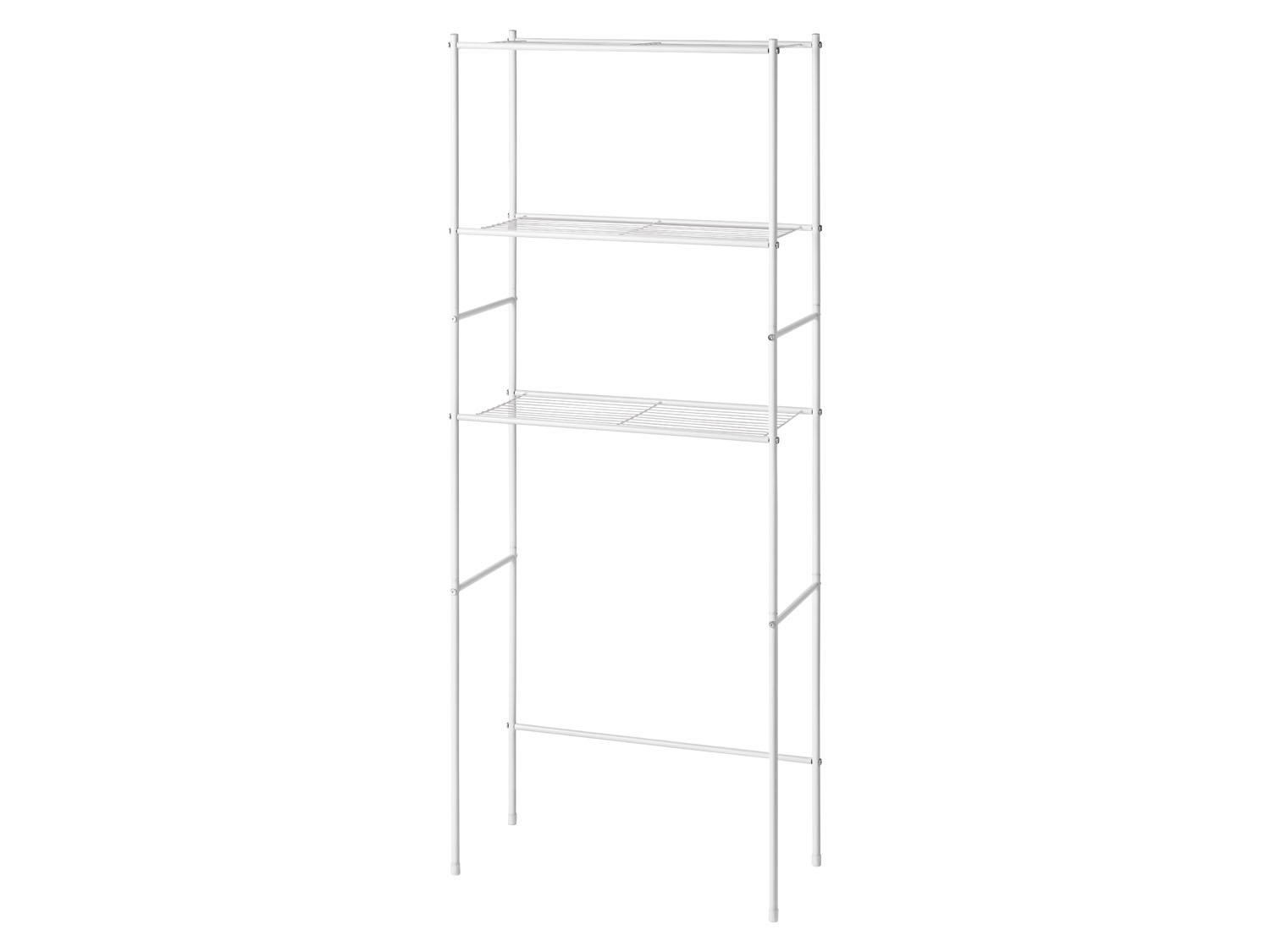 Livarno home Regał do zabudowy pralki, metalowy Biały