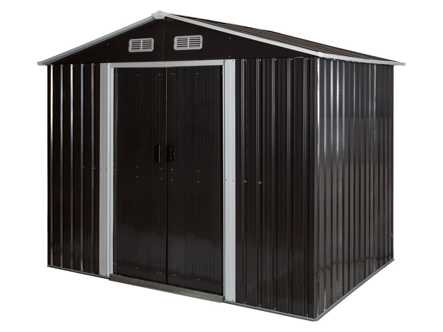 Parkside Domek na narzędzia ogrodnicze, metal, 160 x 224 x H 188 cm