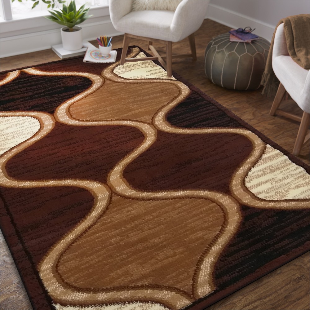 Dywan - 40 x 60 cm - Brązowy - Klasyczny - Dywanopol