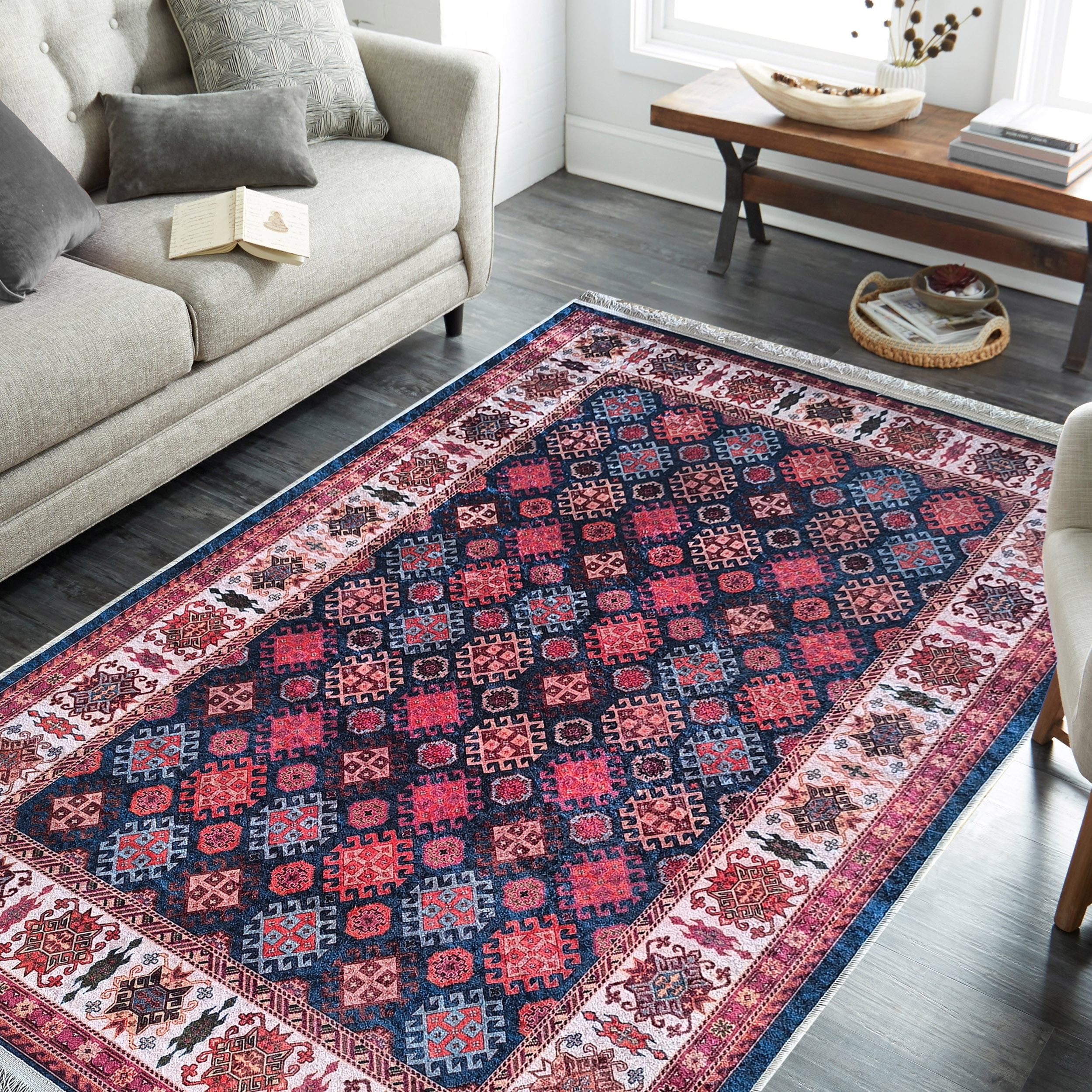 Dywan - 60 x 100 cm - Wielokolorowy - Nowoczesny - Dywanopol