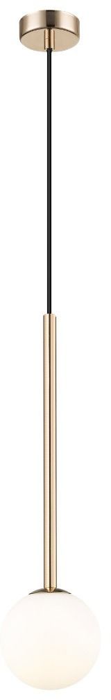 Darmowa Dostawa - Lampa wisząca 1x4 W biała-złota Zuma Line Arcturus P057401FF7AA