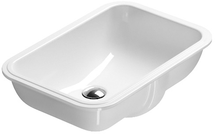 Darmowa Dostawa - Umywalka 50x35 cm prostokątna podblatowa biała Catalano Canova Royal 0727500001