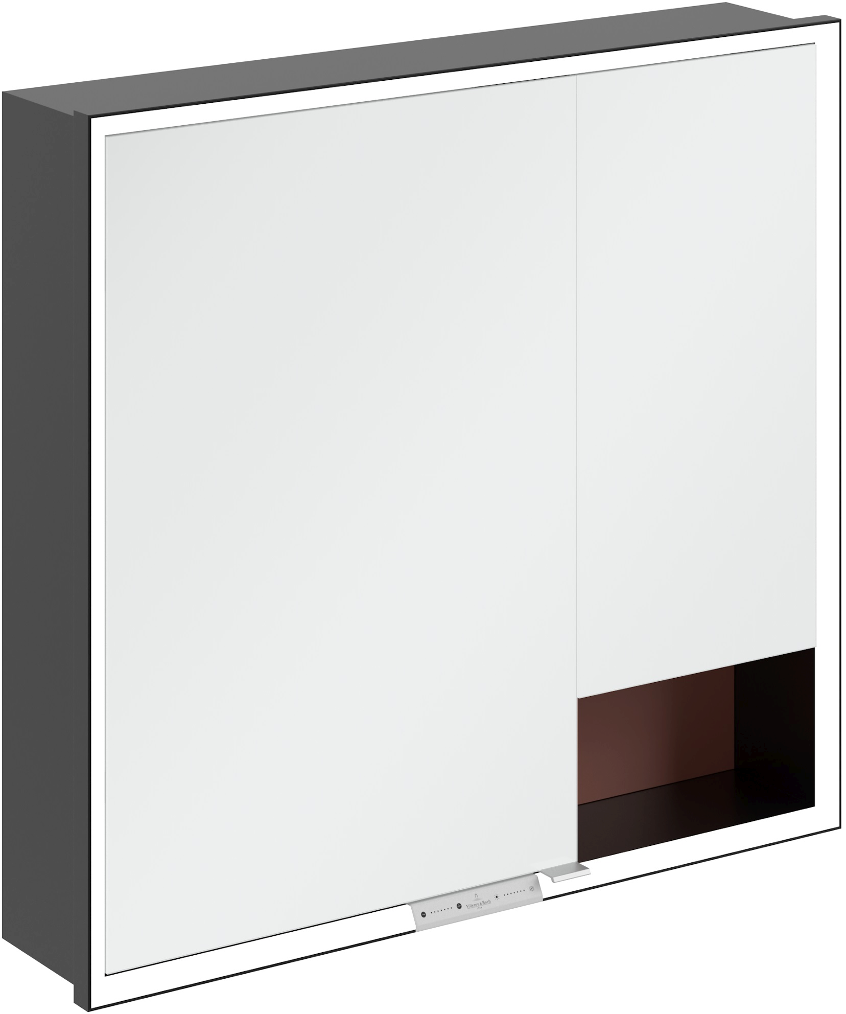 Darmowa Dostawa - Szafka 80x16.8x75 cm z lustrem czerwona Villeroy & Boch My View+ B48280AH