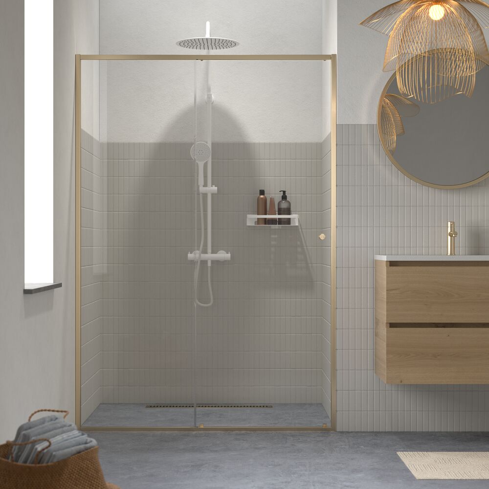 Darmowa Dostawa - Drzwi prysznicowe 140 cm rozsuwane Sealskin Contour CD121406495100