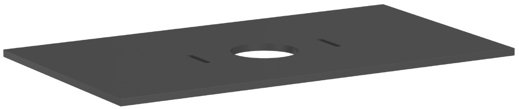 Darmowa Dostawa - Blat naszafkowy 98x55 cm szary Hansgrohe Xilesa E 54276760