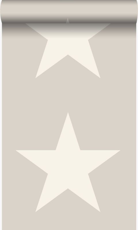 Tapeta Origin Wallcoverings gwiazdy szarym 53 cm x 10.05 m - 1 rol.