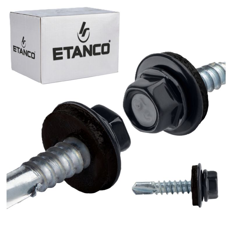 Wkręty konstrukcyjne Etanco GT5 Z14 Lakierowane RAL 7016 5,5x25 mm 250szt