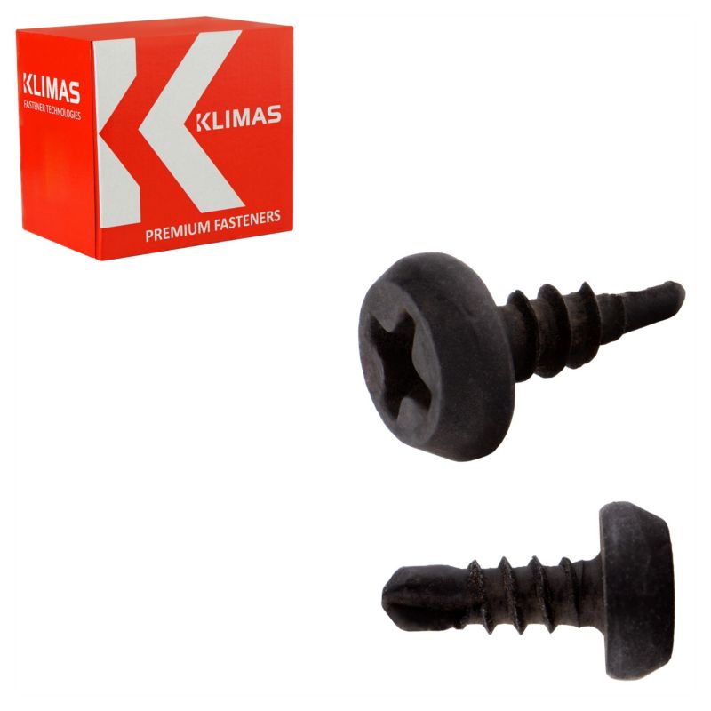 Wkręty pchełki Klimas KSTEX fosfatowane do blach 3,5x9,5 mm 1000szt