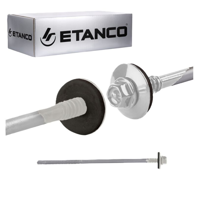 Wkręty konstrukcyjne Etanco GTR6 SP A19 Lakierowane RAL 9010 5,5/6,3x150 mm 100szt