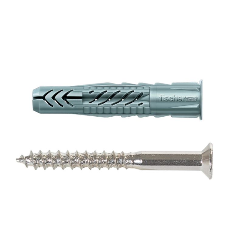 Kołki uniwersalne Fischer UX 6 x 50 mm z wkrętami 25 szt.