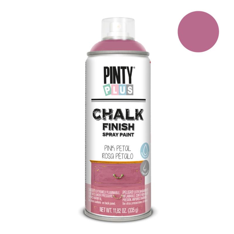 Farba kredowa do mebli w sprayu PintyPlus Chalk Finish 400ml różowy matowy 1 szt