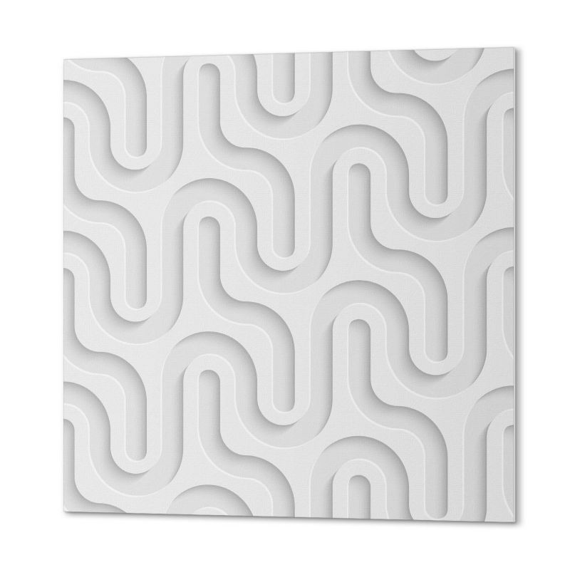 Ścienne Kafelki PCV ArtPrintCave 30x30 cm Fale w warstwach 3D 9 szt.