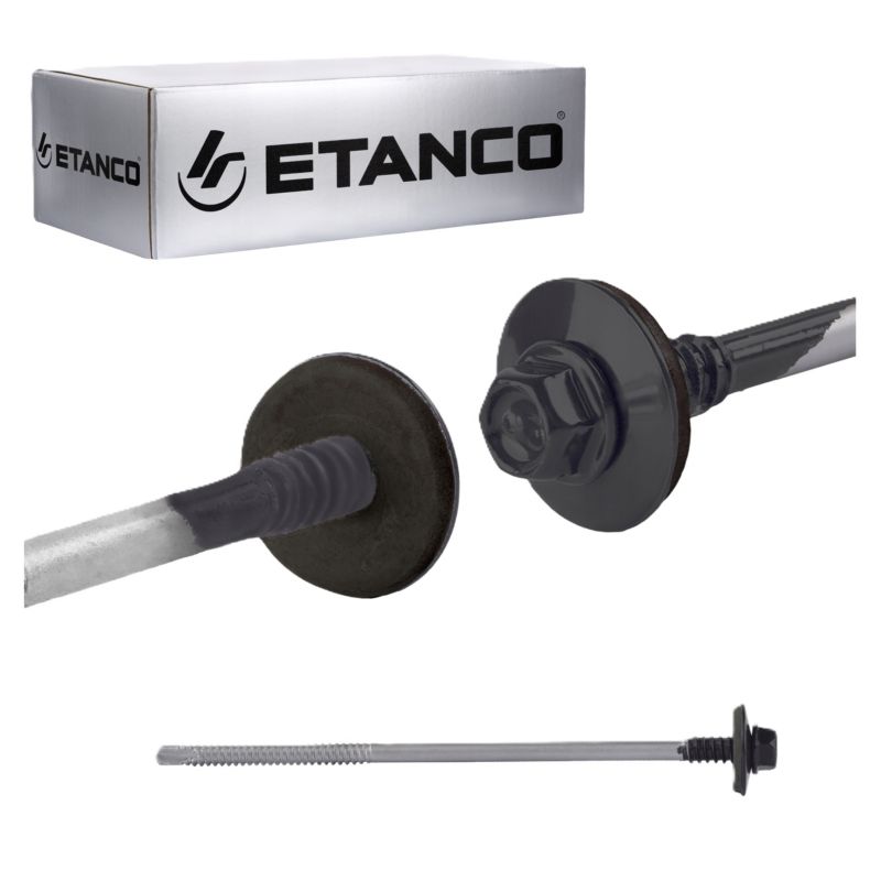 Wkręty konstrukcyjne Etanco GTR6 SP A19 Lakierowane RAL 7016 5,5/6,3x150 mm 100szt