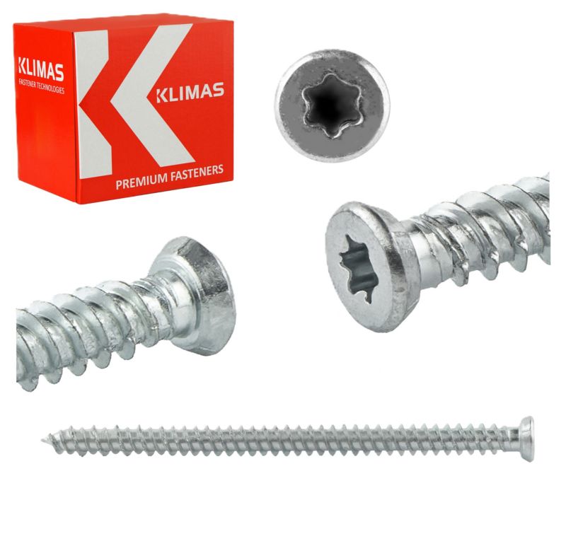 Wkręty ościeżnicowe Klimas WHO 7,5x82 mm łeb stożkowy 200szt