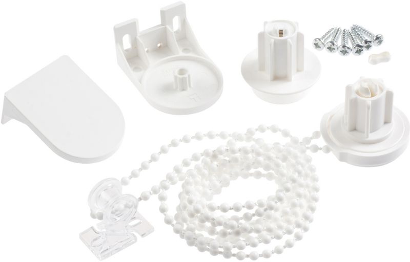 Zestaw montażowy do rolet 24 mm biały