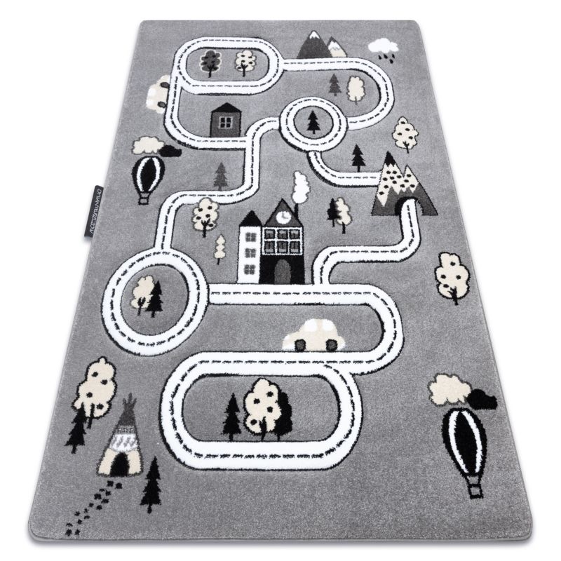 Dywan dla dzieci Petit RugsX 160x220 cm szary GR3701 1 szt.