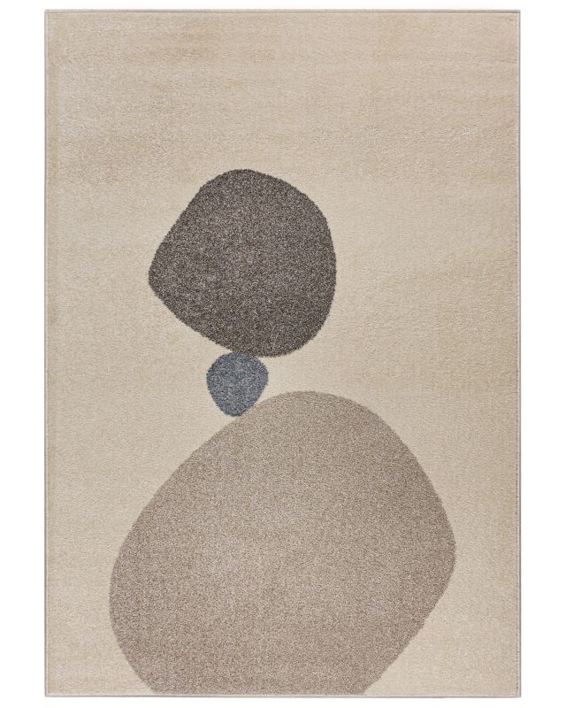 Dywan Wewnętrzny LUCY Mazovia Prostokątny 250 x 350 cm Szary Kremowy Beżowy Motyw Geometryczny 1 szt.