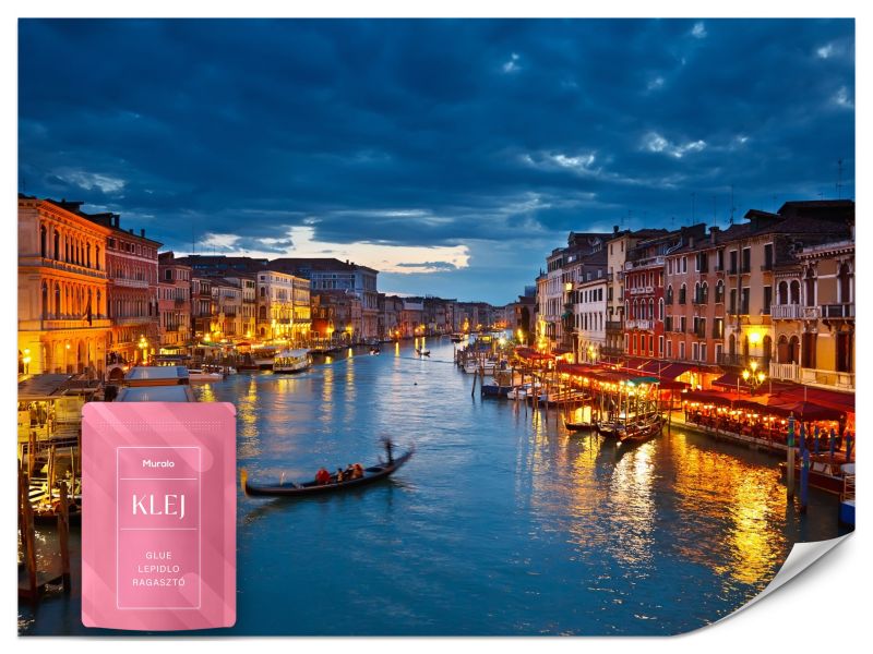 Fototapeta Muralo Wenecja Krajobraz Gondola 150x105 cm 1szt.