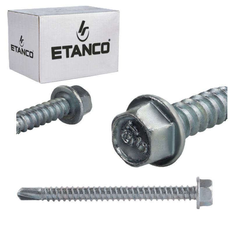 Wkręty samowiercące Etanco GT5 ocynkowane bez podkładki 5,5x70 mm 250szt