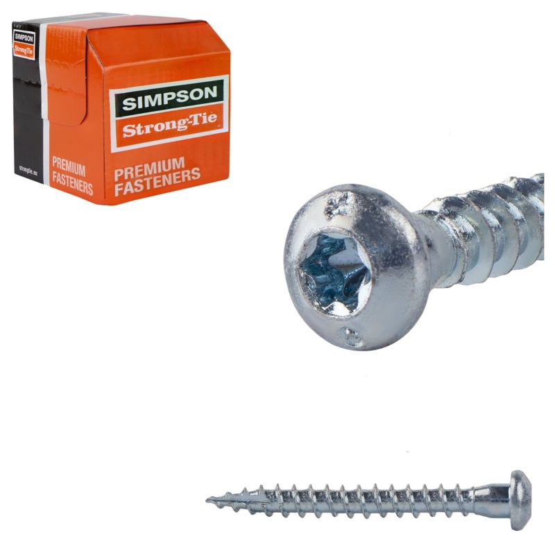 Wkręty do złączy ciesielskich Simpson CSA konstrukcyjne ocynkowane 5,0x50 mm 250szt