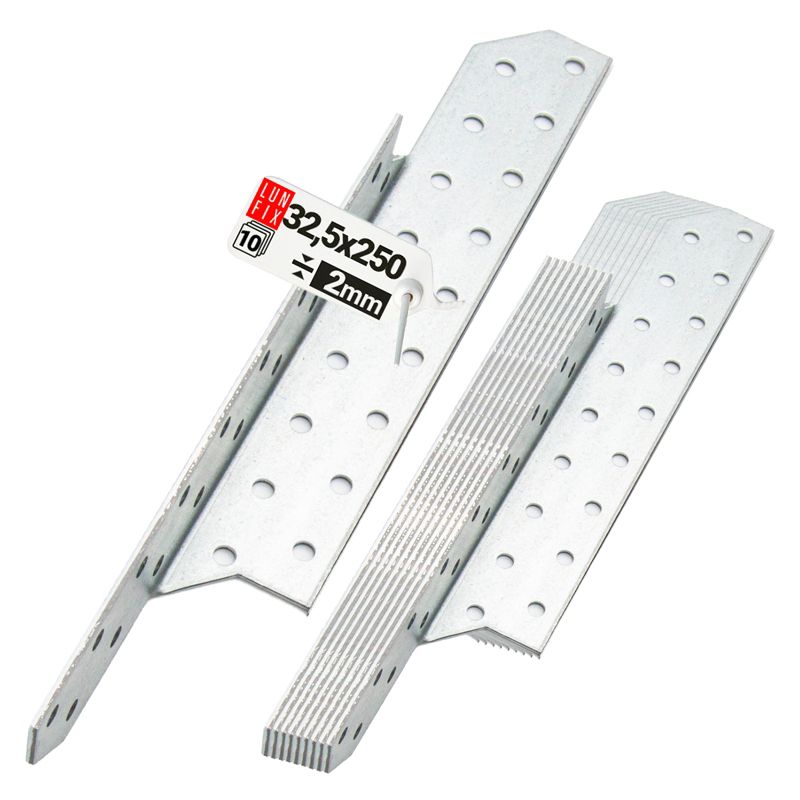 Łącznik krokwiowy Lun Fix 32,5x250 mm lewy 10 szt.