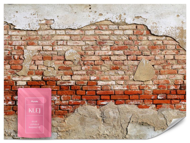 Fototapeta Muralo Stara Ceglana Ściana 200x140 cm 1szt.