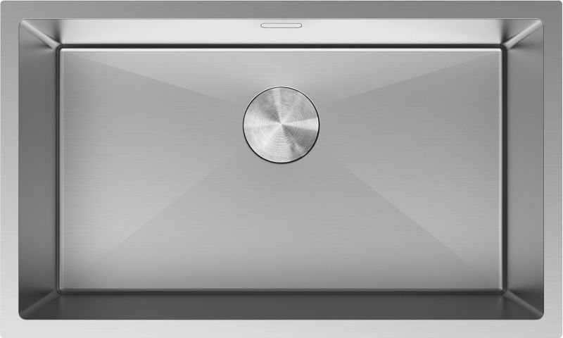 Zlewozmywak stalowy podblatowy Mexen Trixo inox 750x440 mm 1-komorowy 1 szt.