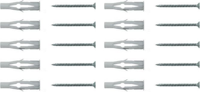 Kołki uniwersalne z wkrętami Fischer FU 6 x 35 mm 10 szt.