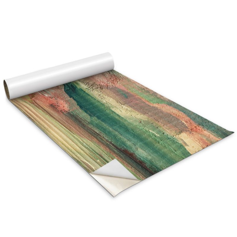 Folia Dekoracyjna Na Meble Wallfluent 100x50 cm Pomalowana deska Odporna Folia Samoprzylepna Mat 1 rol.