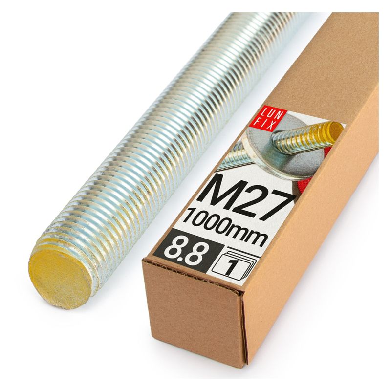 Pręt gwintowany Lun Fix kl.8.8 ocynkowany M27x1000 1szt.