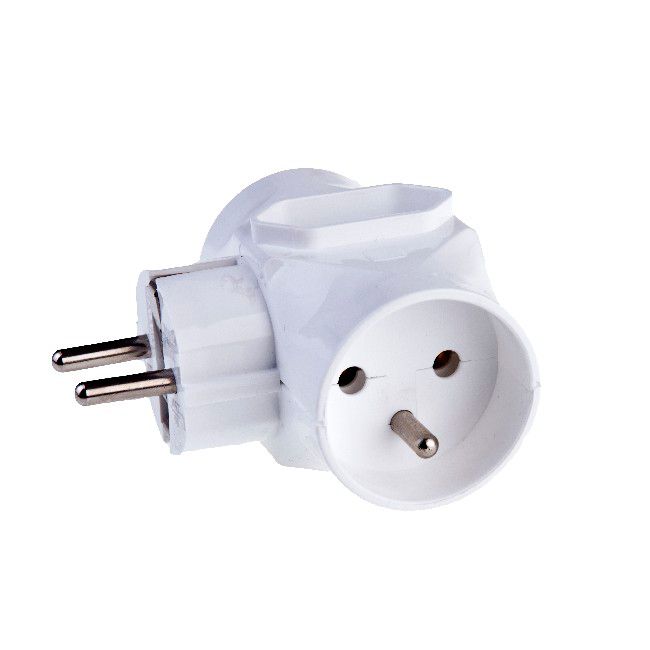 Rozgałęźnik Elgotech R-201 biały